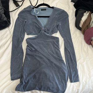 White Fox Long Sleeve Dress